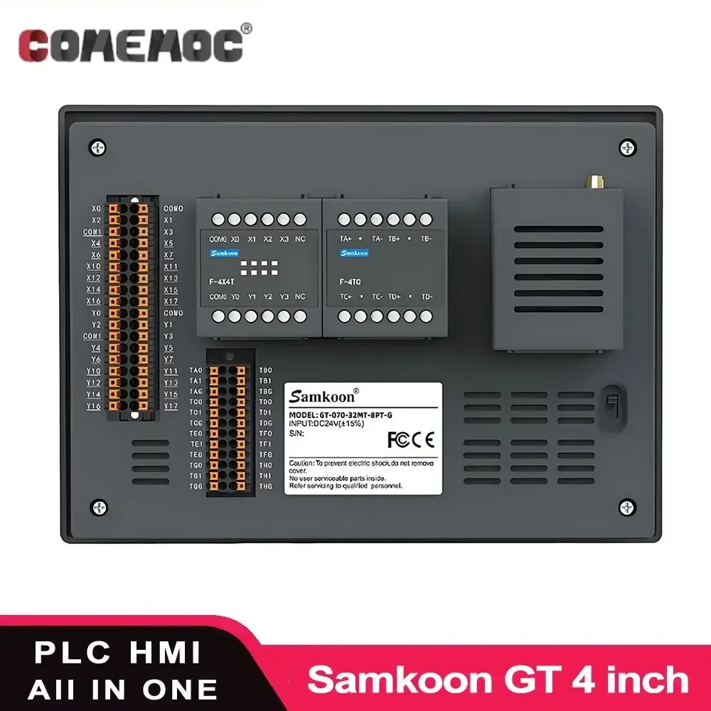 Фото Samkoon HMI с ПЛК серии GT GC 4,3-дюймовый HMI ПЛК «все в одном» GT GC 043 GT-043-16MT GT-043-16MR GC-043-16M-C GC-043-16M2AI-C №1