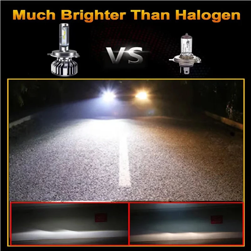 Фото H1 H4 Светодиодная лампа для фар 110 Вт H7 Led Canbus H11 H8 9005 HB3 9006 HB4 H27 Светодиодные автомобильные фары 50000LM 6000K 12V Противотуманная фара №5