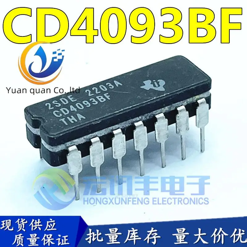 

Оригинальный Новый триггер Шмидта CD4093BF CD4093BF3A, 10 шт.