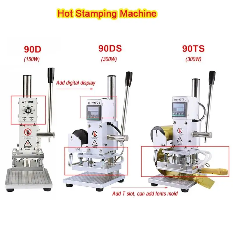 ł na biurko невеликий ручной машина для горячего тиснения фольгой цифровой