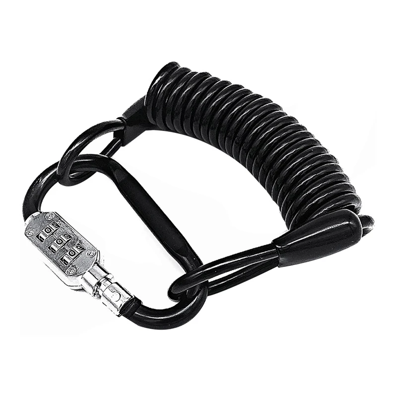 

Helmet Lock Anti-Theft Rope Motorcycle/Mountain Bike Wire Rope Lock Portable Code Lock
