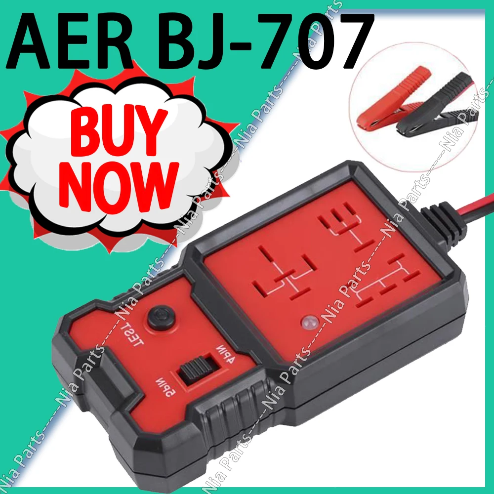 AER BJ-707 Тестер автомобильных реле 12 В Реле быстрого обнаружения нормального