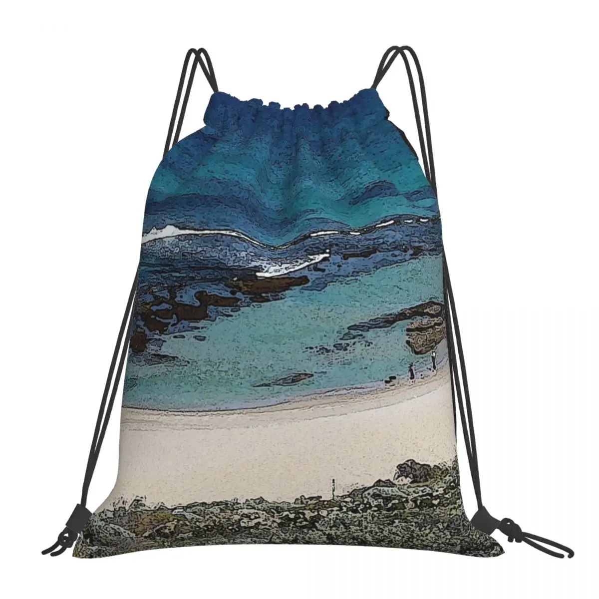 

Рюкзаки на шнурке для мужчин и женщин, портативные спортивные сумки-ловушки с карманами