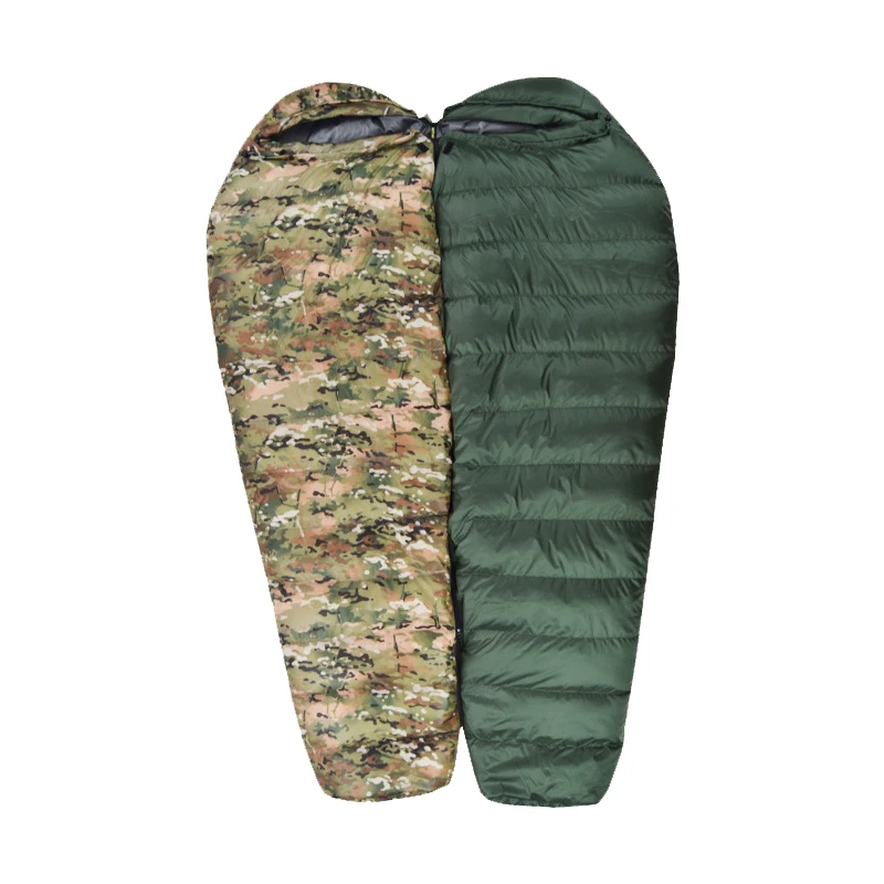 Camping Adult Ultra Warm White Duck Down Sleeping Bag Mummy Style Sleeping Bag for Winter Temperatures 4 Thicknesses Available f