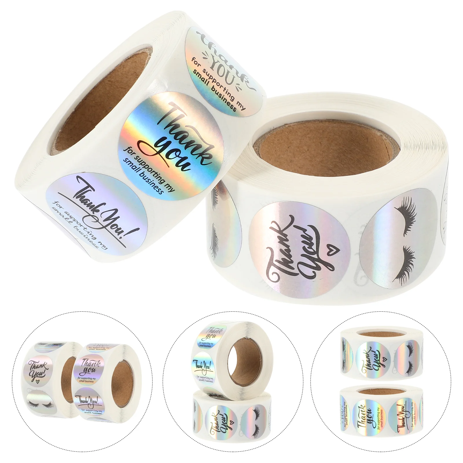 

2 Rolls Thank Sealing Stickers Decor You Packaging Orders Small Business Decorate Gift Wrap