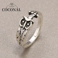 coconal owl romantic minimalist rings for woman fashion finger jewelry party girls temperament ring accessories gift