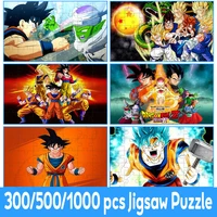 bandai dragon ball jigsaw puzzle goku super saiyan and piccolo cartoon pictures japanese classic animation paper puzzle toys