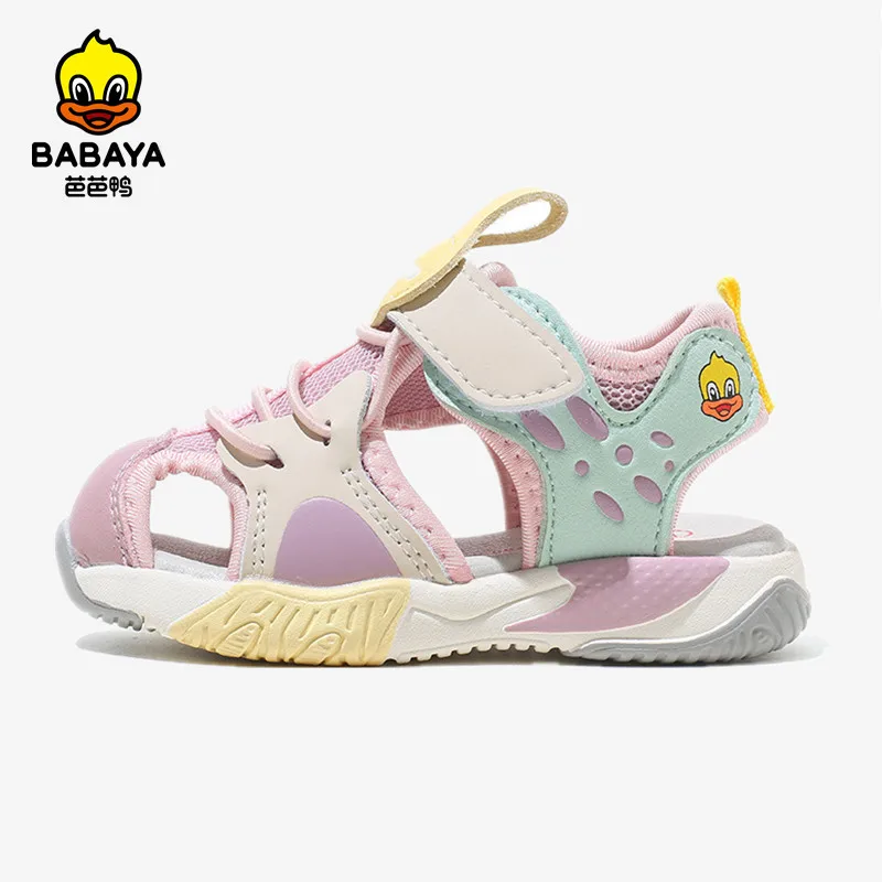 Babaya Girls Sandals 2021 Summer New Non-slip Toddler Shoes Baby Breathable Shoes Boys Sports Shoes Children Sandals for Kids