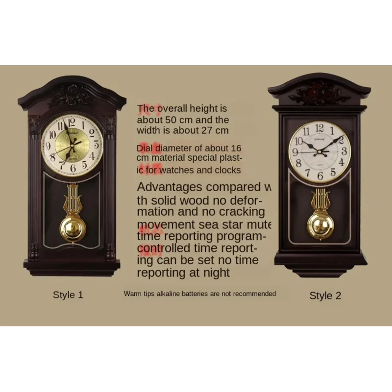 Китайские большие 3D настенные часы винтажные для гостиной европейские