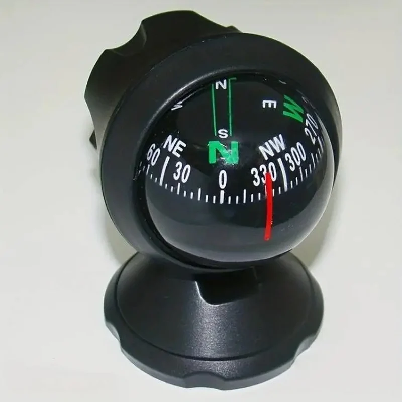 1 шт. автомобильный компас на присоске вращающийся 360 градусов