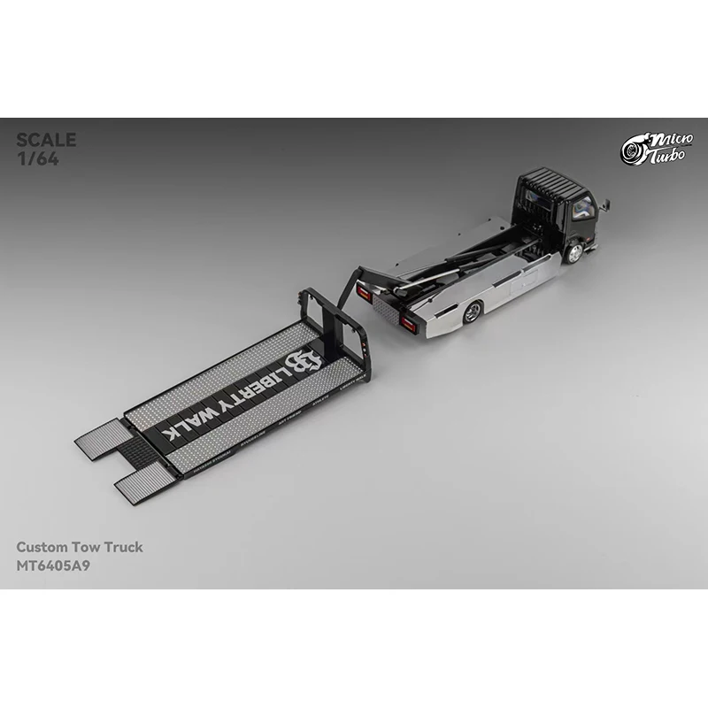Предпродажа MT 1:64 300 серии Custom Tow LBWK Chrome Black Diecast Diorama Модель автомобиля Игрушка