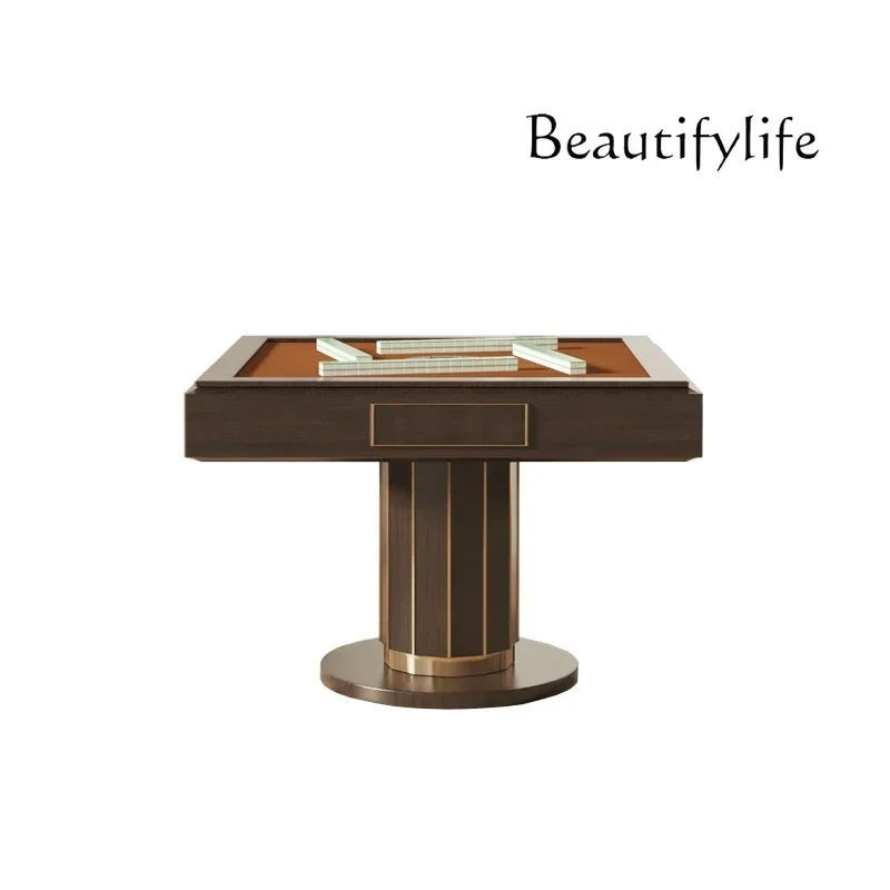 Новый стол для маджонга в китайском стиле простой шахматный и стул