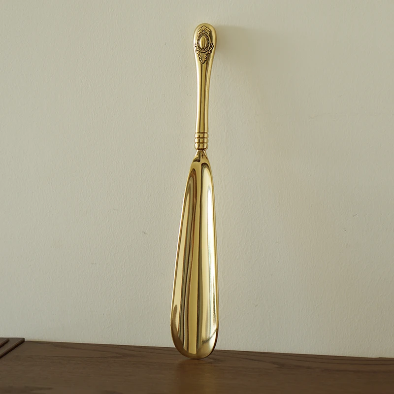 Shoe Lifter Home Entrance Decoration Brass Shoe Horns Classical Home Decor