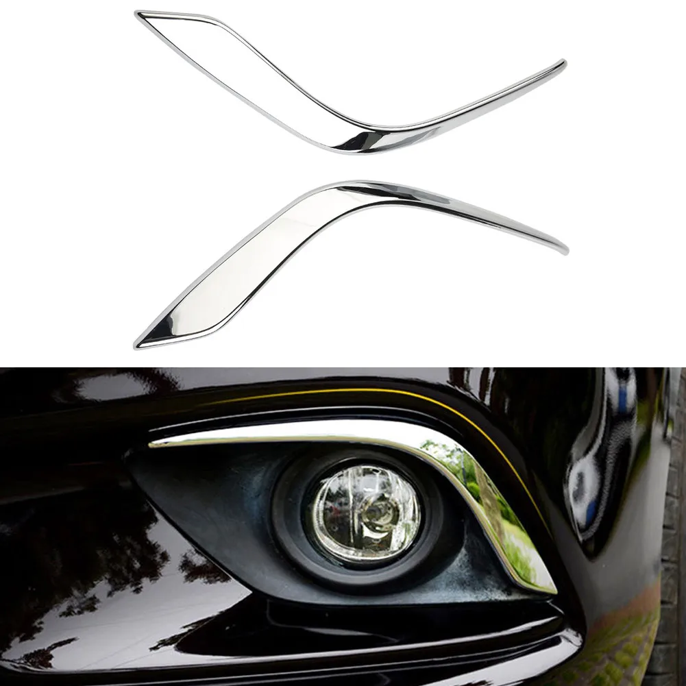 

Chrome Front Fog Light Lamp Cover Trim Strip Fit For Mazda 6 Atenza Gj 2014-2016 Car Interior Mouldings Trim Molding