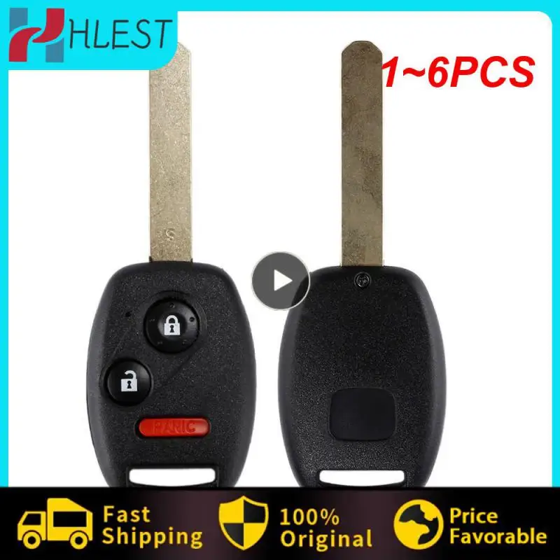 

1~6PCS Replacement Remote Car Key Shell For Honda Accord Civic CRV Insight 2 2+1 3 3+1 4 Buttons Fob Auto Key Case Cover