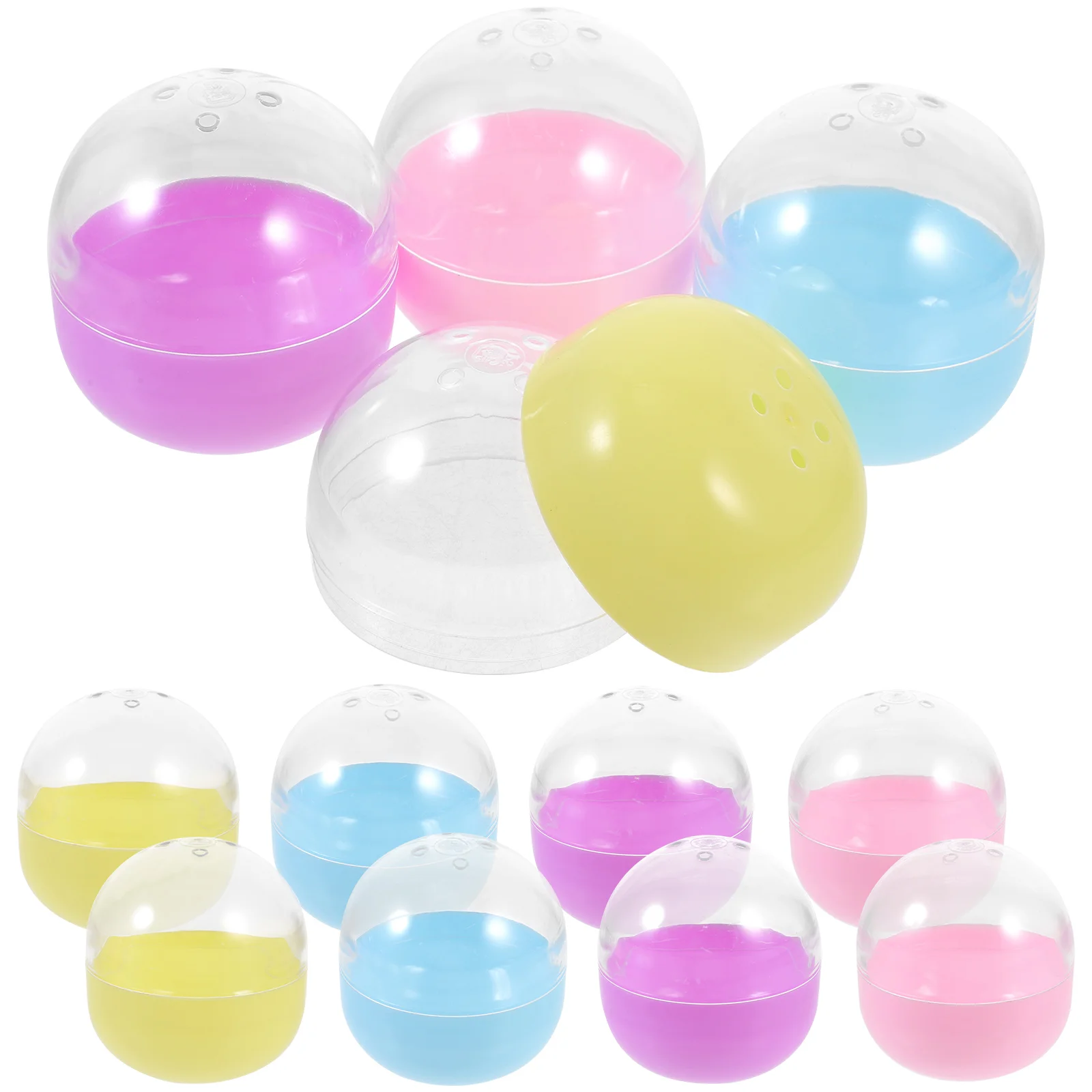 Торговый автомат Gumball капсулы 50 шт. пустые круглые 65 мм мини пластиковые призовые