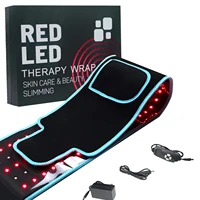 red %ef%bc%86infrared led light therapy belt 850nm 660nm back pain relief wrap burn fat belt slimming machine waist heat pad full body