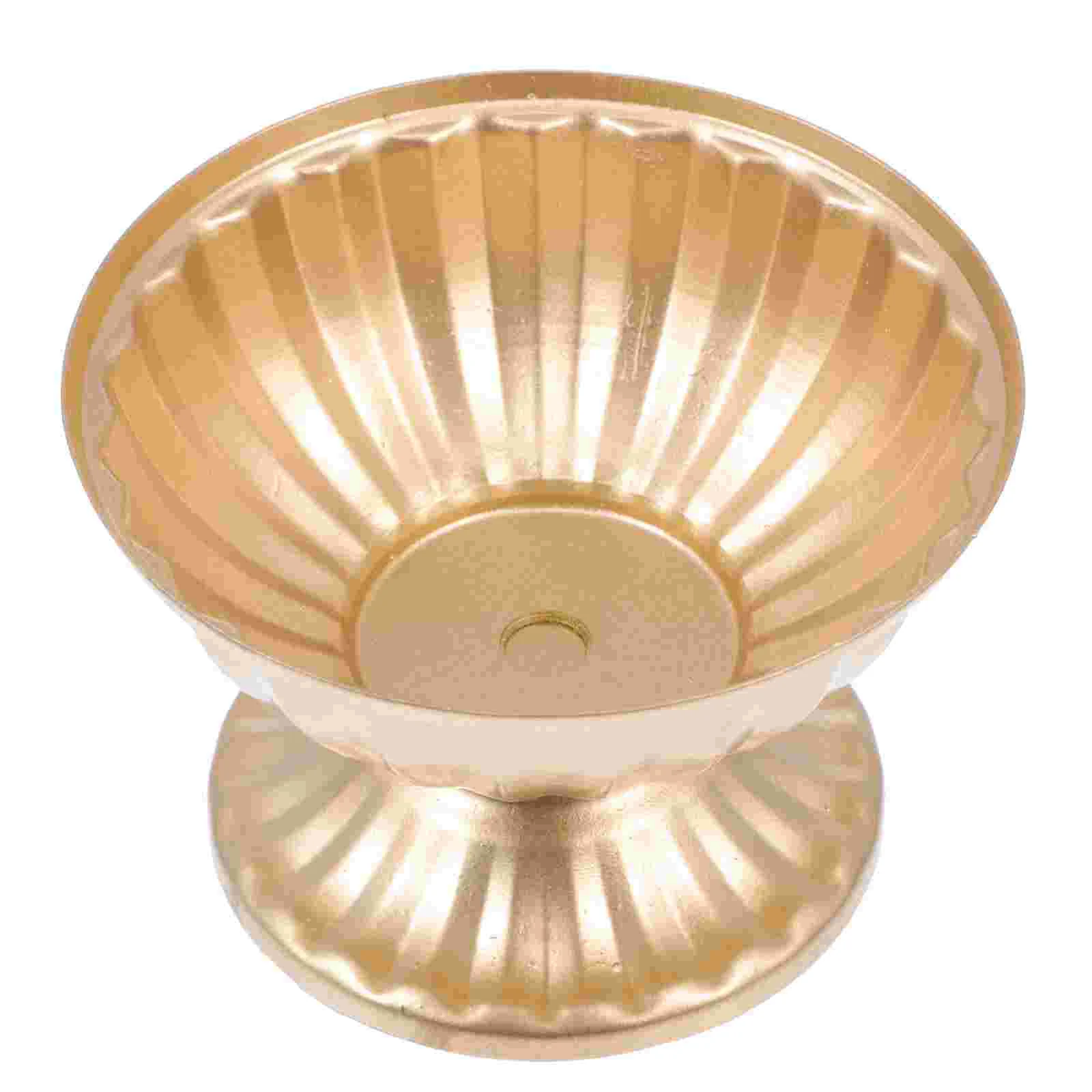 

Vase Flower Arrangement Trumpet Floral Metal Table Desktop Wedding Stand Artificial Iron Gold Container Reception Style European