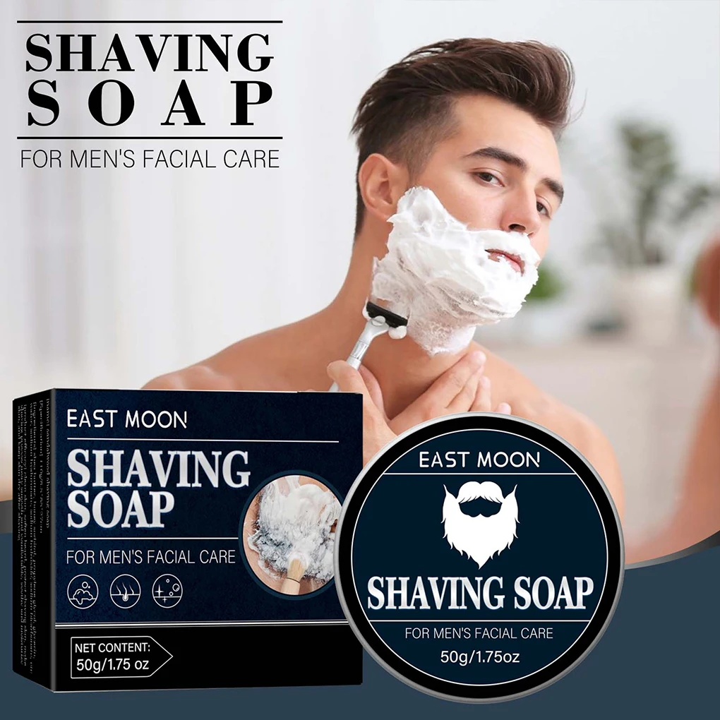 

Professional Man Shaving Foaming Beard Facial Hair Cleaning Skin Care