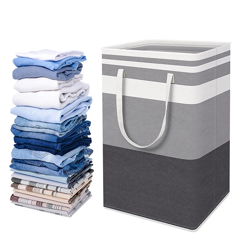 

Fabric Storage Bag Portable Large Capacity Folding Dirty Clothes Basket Multifunctional Clothes Toy Storage Basket