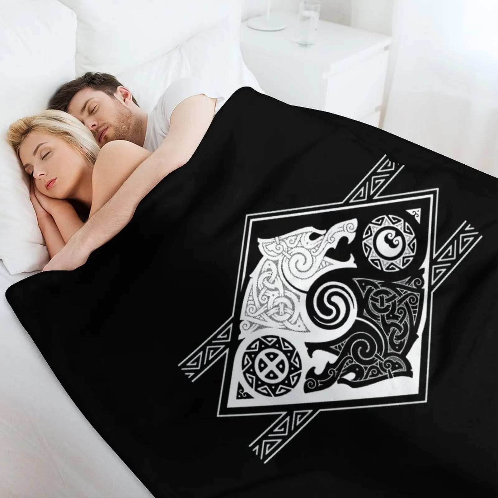 HATI AND SKOLL одеяло подарок на день Святого Валентина декоративный диван Пляжная