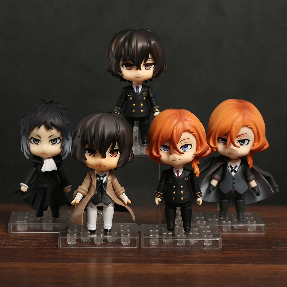 

Bungo Stray Dogs Ryunosuke Akutagawa Nakahara Chuya Dazai Osamu Anime Action Figure Collection Model Cartoon Toys