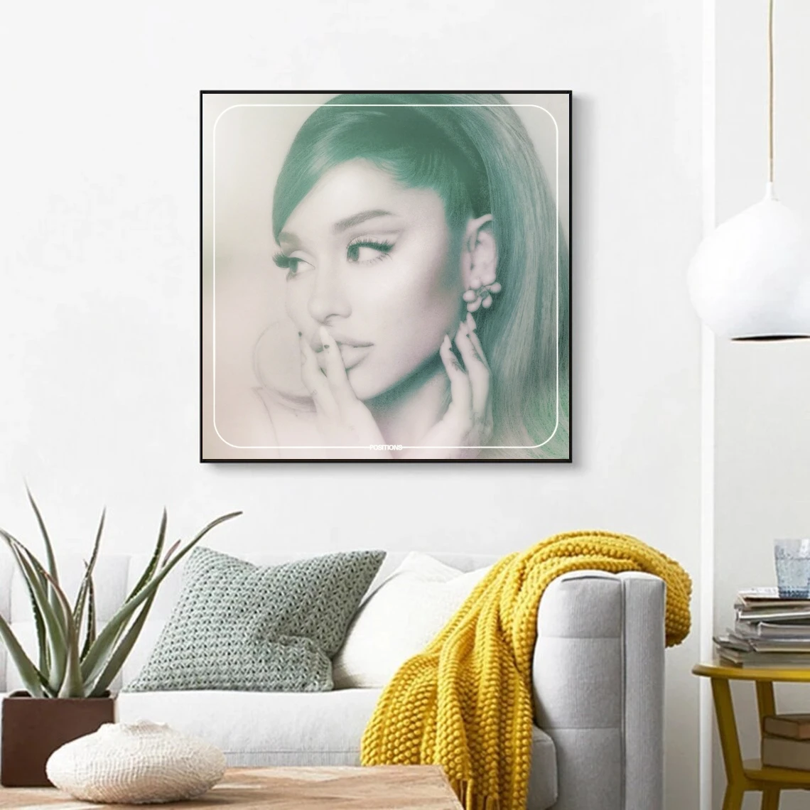 Ariana Grande Positions Music Album Poster Canvas Art Print Home Decor Wall Painting ( No Frame )
