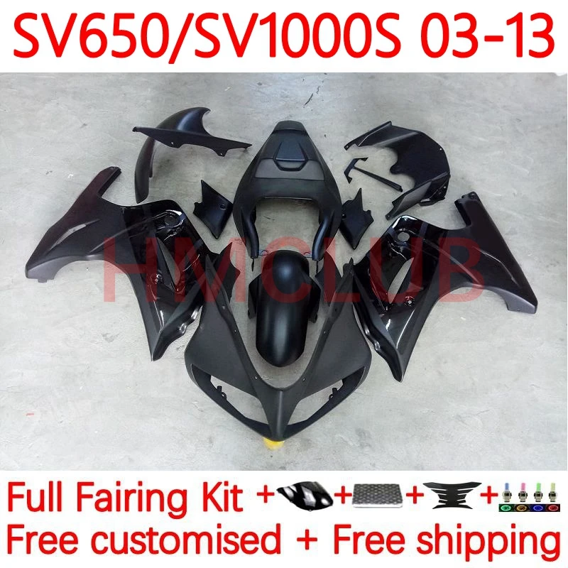 

OEM Корпус для SUZUKI SV650S SV1000S 03-13 глянцевый матовый SV 650S 1000S 03 04 05 06 07 08 2009 2010 2011 2012 2013 Обтекатели 11No.2