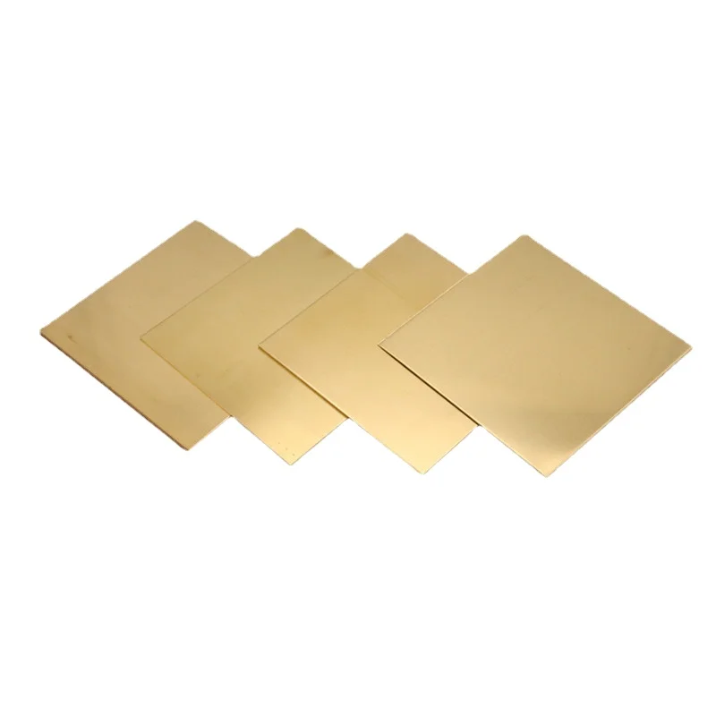 

0.5/0.8/1/2/1.5 100*200mm H62 Brass Sheet Thickness Brass Plate Laser Cutting CNC Frame Model Mould DIY Contruction Brass Pad