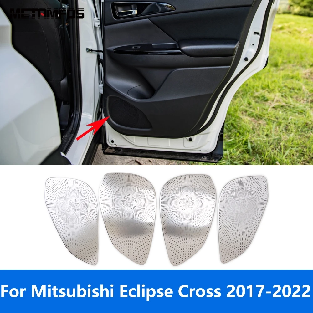 

Для Mitsubishi Eclipse Cross 2017-2020 2021 2022 громкий динамик на дверь автомобиля стерео аудио чехол для динамика отделка Аксессуары автостайлинг