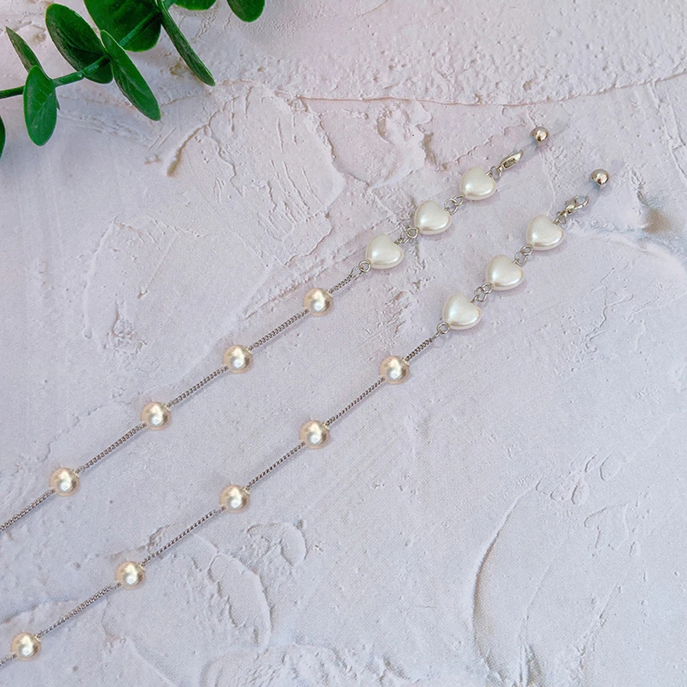 

Зажимы для очков с сердечком и жемчугом для мужчин