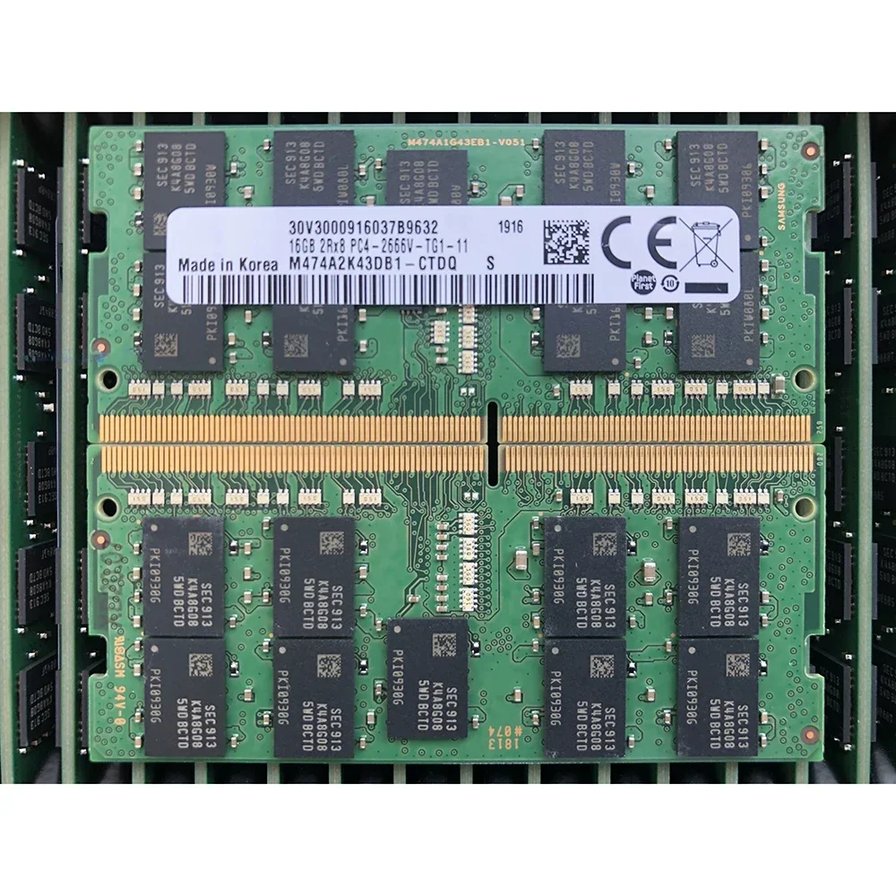 NAS DS1621xs+ 2419+ RAM 16G DDR4 2RX8 2666 ECC SODIMM 16 ГБ памяти для Synology