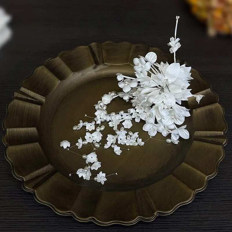 Свадебные аксессуары для волос NiuShuya ручной работы в Корейском стиле