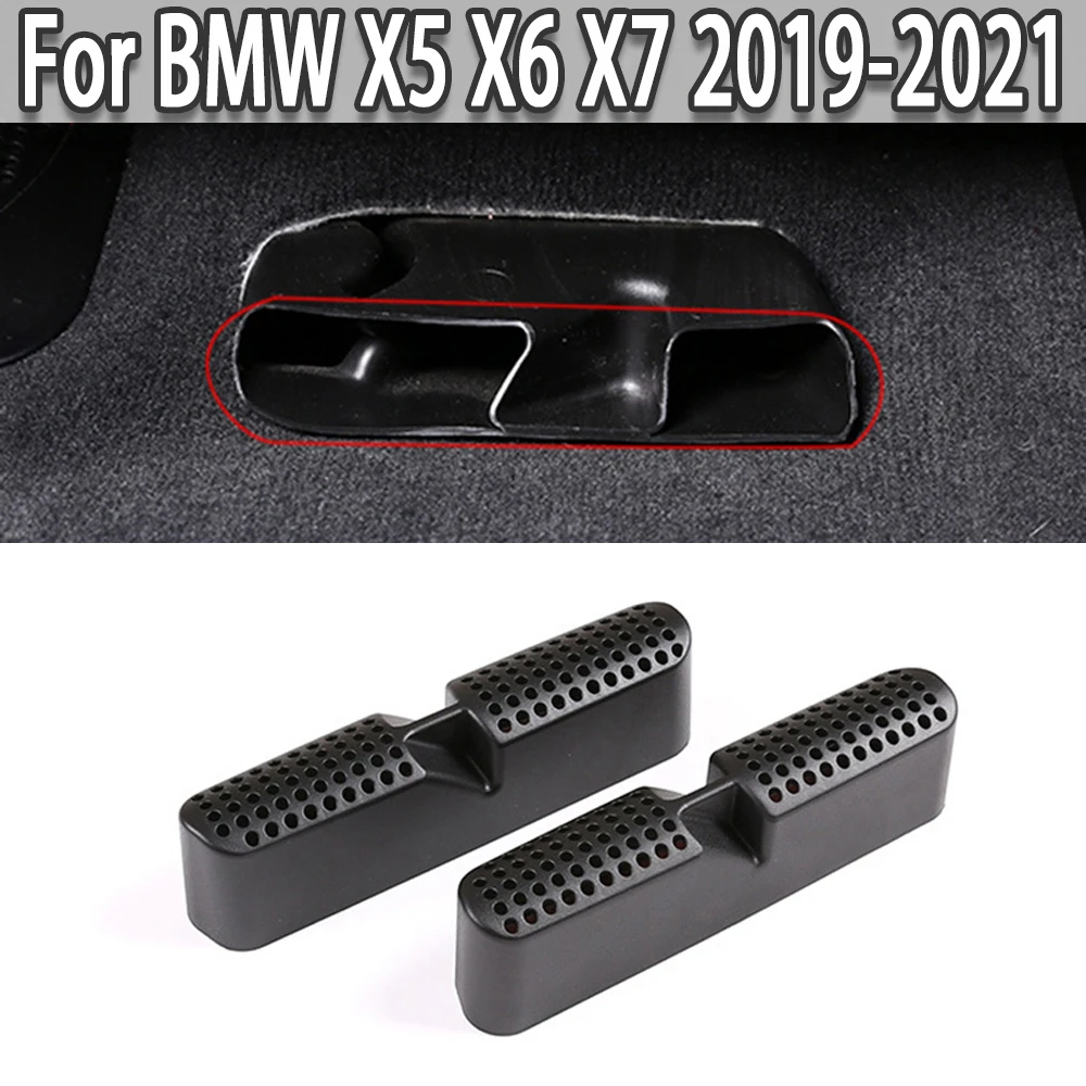 

2PCS Car Floor Air Outlet Protective Cover Conditioning Vent Grille For BMW X5 X6 X7 F15 F16 G05 G06 G07 2019 2020 2021