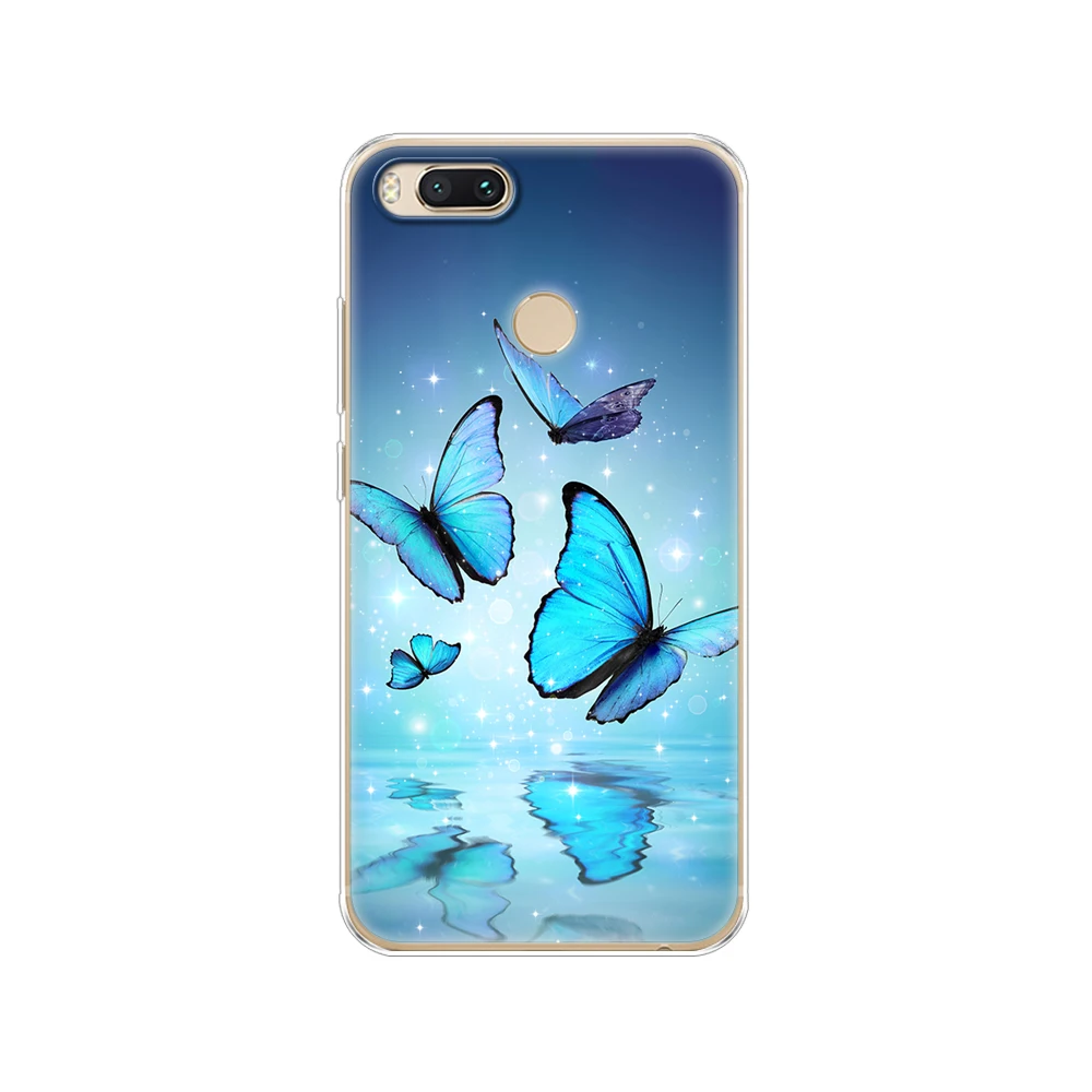 Cover For Xiaomi MI A1 Case mi 5x Full Protection Soft tpu Back Cover Phone Cases For Xiomi MI A1 5x  bumper Coque marble animal