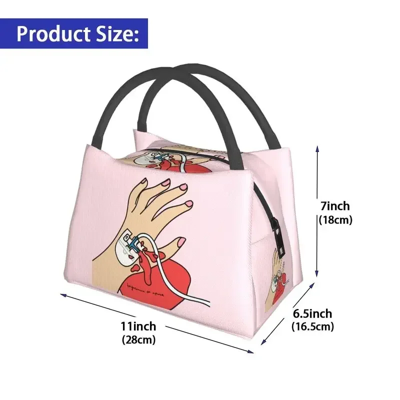 Enfermera En Apuros доктор медсестра медицинское здоровье изолированные сумки для обеда