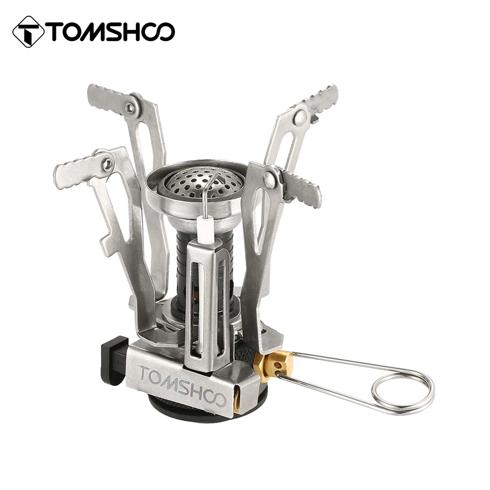 Складная Туристическая газовая горелка Tomshoo Mini рюкзак канистра походные