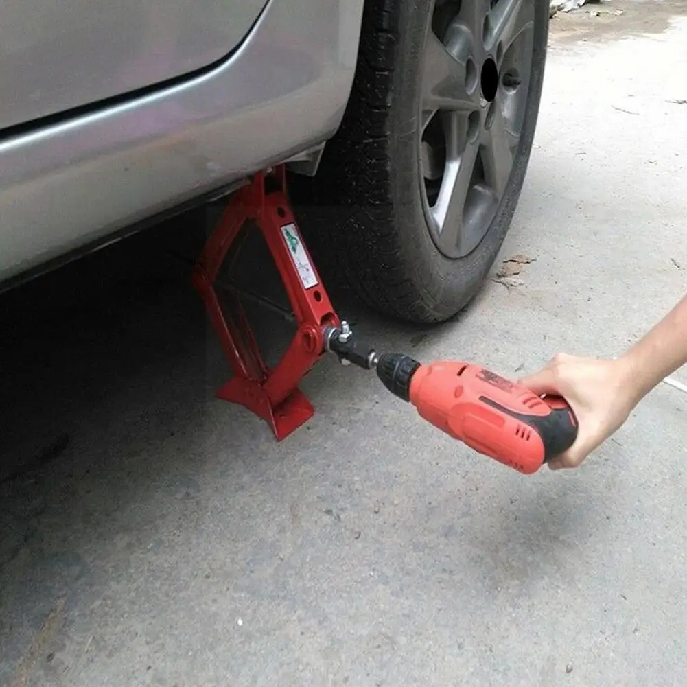 

Car Scissor Jack Scissor Adapter 1/2 Inch For Use With 1/2 Inch Drive Or Impact Wrench Tool Using Ija001 Auto Repair Tools Y7d2