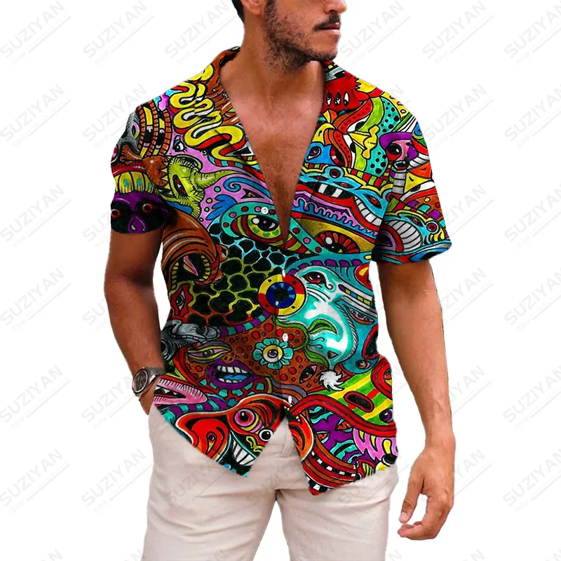 

New Color Fashion Standard-Fit Features Gentlemanlike Japanese Summer Hawaiian New Arrivals Short-Sleeved Shirts Designer