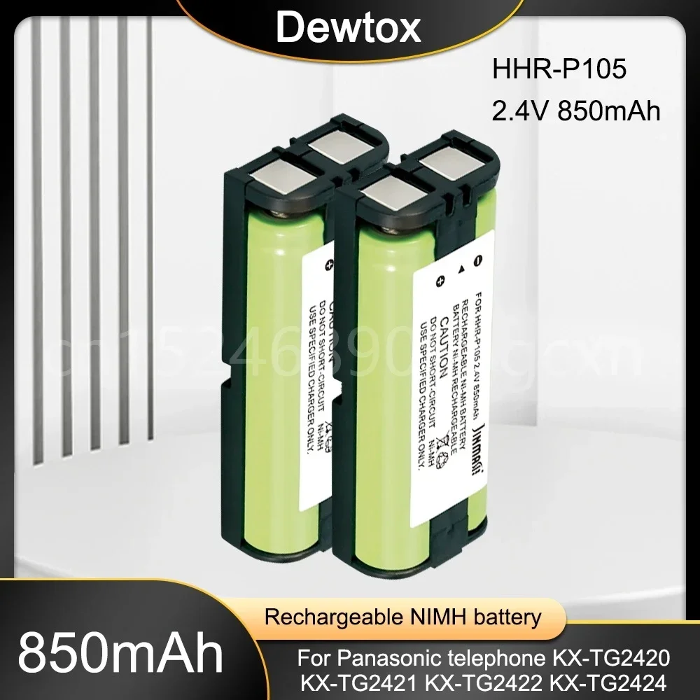 Аккумулятор Ni-MH для Panasonic HHR-P105 P105HRP105A KX242 BATT-105 KX2421