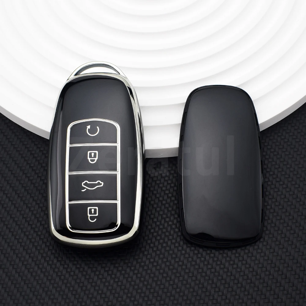 

Для Chery Tiggo 8 Pro Tiggo 8plus новый 5 мягкий чехол для автомобильного ключа из ТПУ 4 кнопки пульт дистанционного управления защитный чехол брелок аксессуары