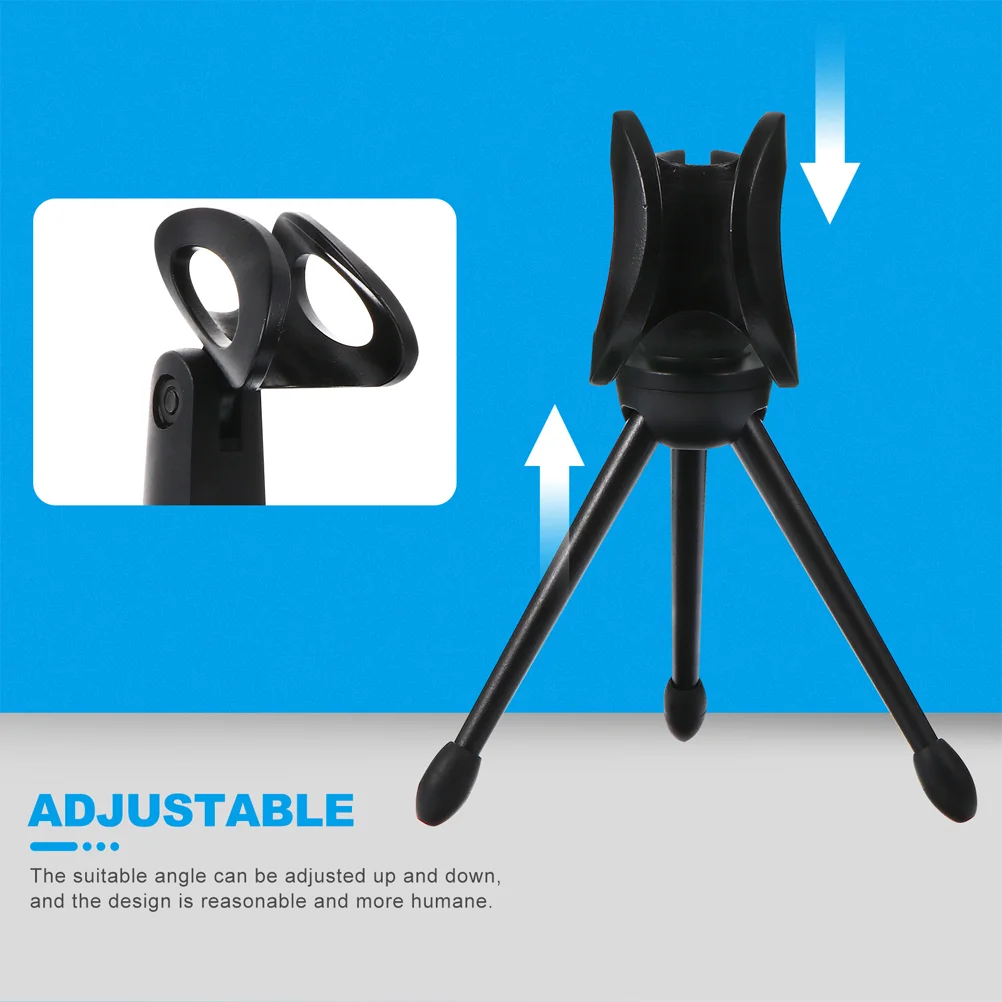 2 шт. штатив-подставка держатель для микрофона емкостный складной пластиковый