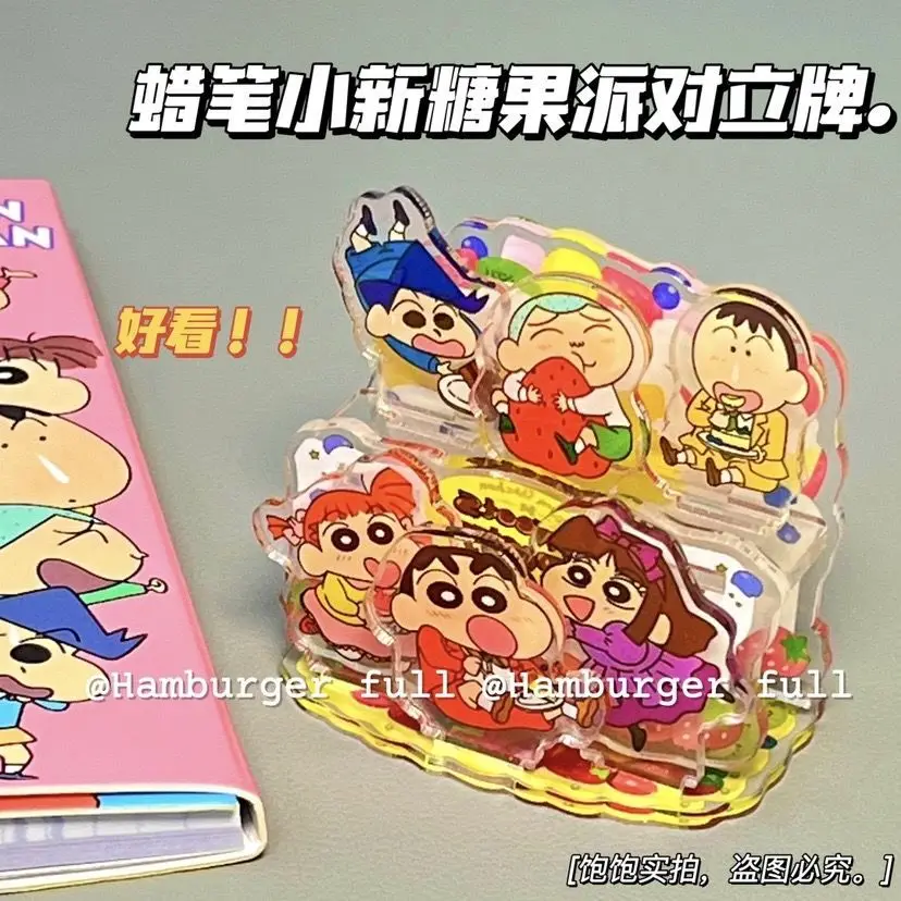 Аниме Crayon Shin-chan kawaii экшн-Фигурка конфеты женская сцена табличка вечерние кукла