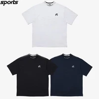 2022 new golf shirt summer mens t shirt round neck breathable top
