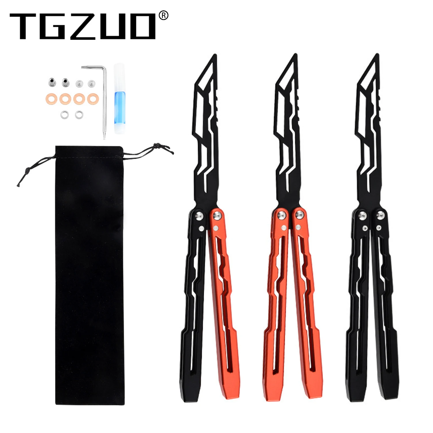 6061 ручка из алюминиевого сплава 420J 2 стальное лезвие вращающийся инструмент для