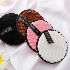 Reusable Cotton Makeup Remover Pads for Washable Face Clean Sponge Blender Cleansing Puff Cloth Foun