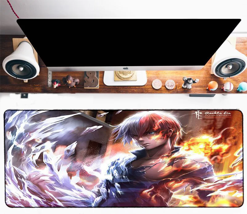

hero academia mouse pad gaming accessories 400x700 xxl Mousepad Computer desktop keyboard pad rubber non-slip elastic mouse pad