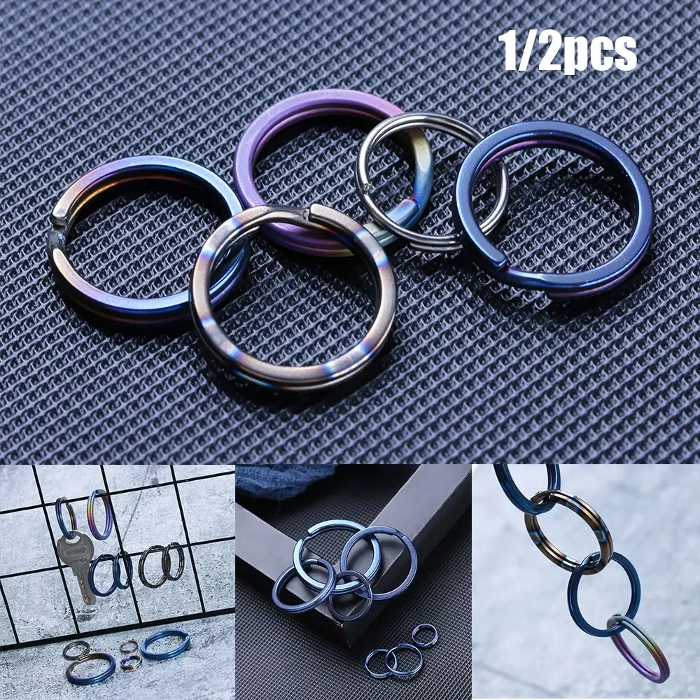 

10~32mm Circle Clip Camping Travel Goods Outdoor Hanging tool Key Ring Keyring Buckle Portable Holder EDC Keychain