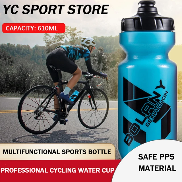 

Bicycle Water Bottle Outdoor Running Water Bottle Gym Sports Portable Cup Cycling Kettle Mountain Road Bike Accessories 610ml
