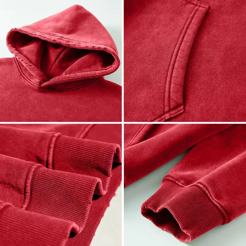 FAIABLE FADE CRAFT Унисекс Повседневная негабаритная толстовка с капюшоном и толстовкой